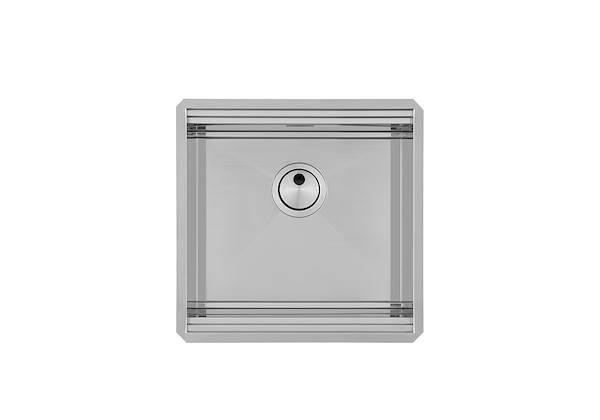 Lavello Milanello Workstation, Lavelli in acciaio inox