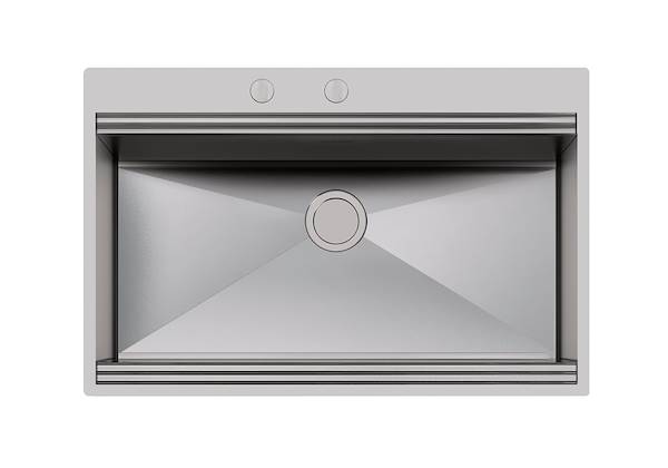 Lavello Milanello workstation, Lavelli in acciaio inox