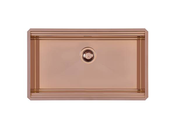 Lavello Milanello Copper Workstation, Lavelli in acciaio inox
