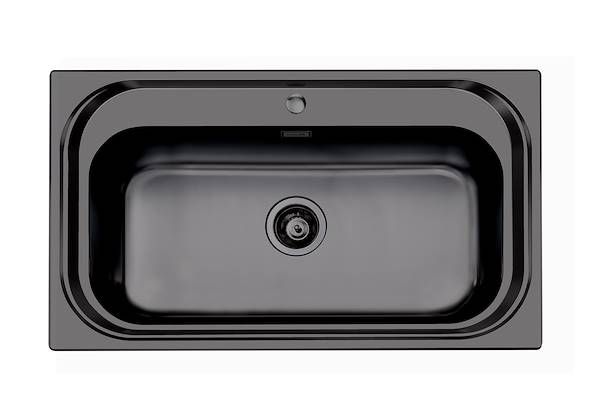 Single tank sink S1000 Gun Metal, Kitchen Sinks