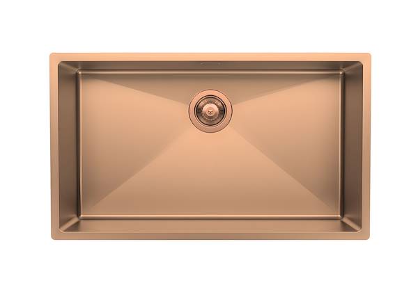 Lavello Quadra R12 Brandy Fumè, Lavelli in acciaio inox