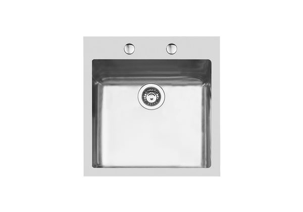 Lavello KE Q4, Lavelli in acciaio inox