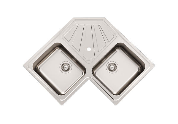 Lavello Angolare, Lavelli in acciaio inox