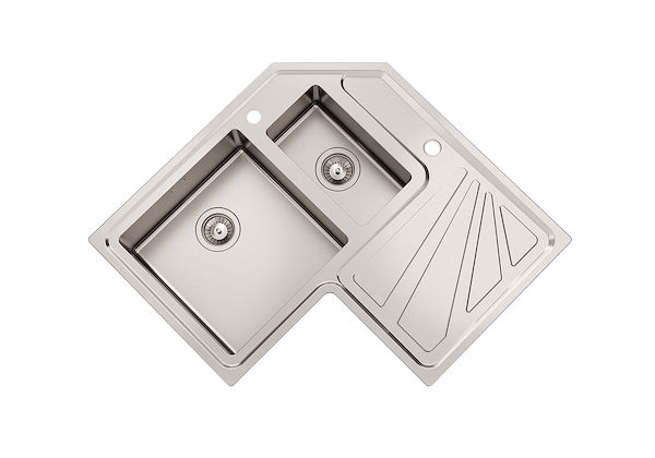 Lavello Angolare, Lavelli in acciaio inox