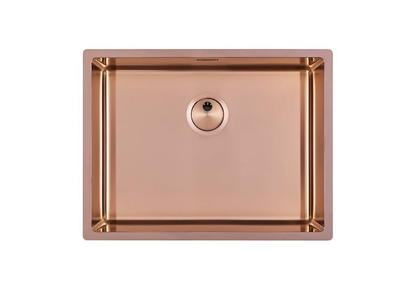 Vasca Skin 530 Copper Sotto Top, Lavelli in acciaio inox
