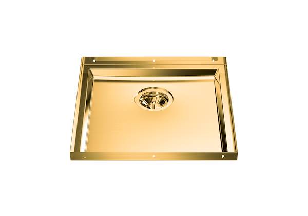 Lavello Phantom Base Gold, Lavelli in acciaio inox