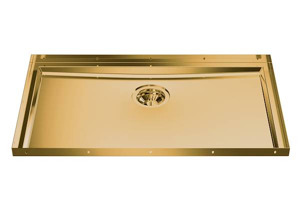 Lavello Phantom Base Gold, Lavelli in acciaio inox