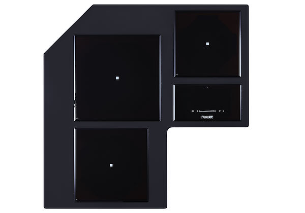 CASTONE GUN METAL, Piani Cottura a Induzione