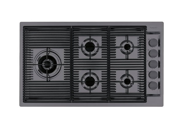 OUTLINE GAS H25 - GUN METAL, Gas hobs