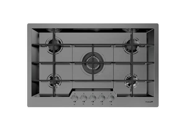 Cooker hob KE Gun Metal, Gas hobs