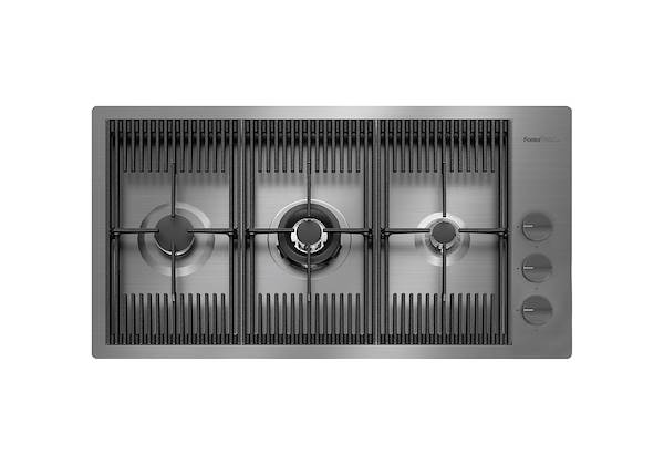 Cooker hob Milanello Gun Metal, Gas hobs
