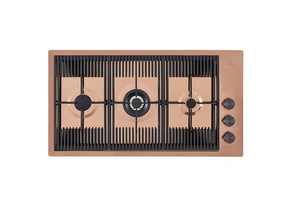 Cooker hob Milanello Copper, Gas hobs
