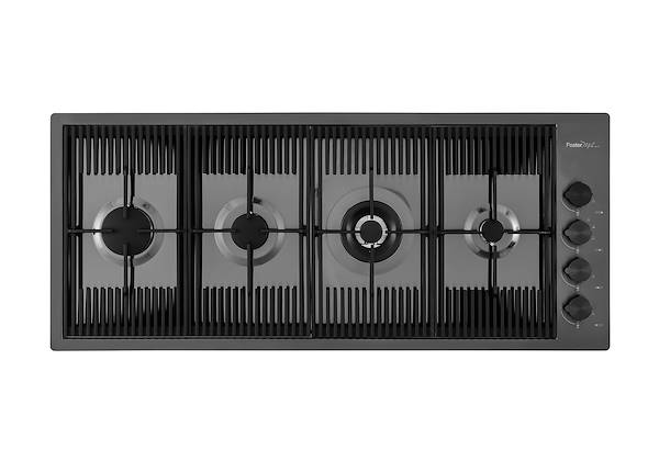 Cooker hob Milanello Gun Metal, Gas hobs