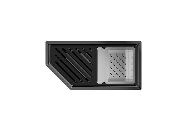 Diade equipped troughs Gun Metal, Equipped troughs