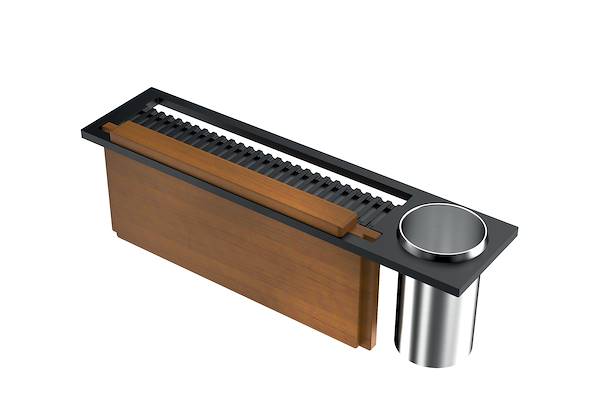 Kit "B", Equipped troughs accessories