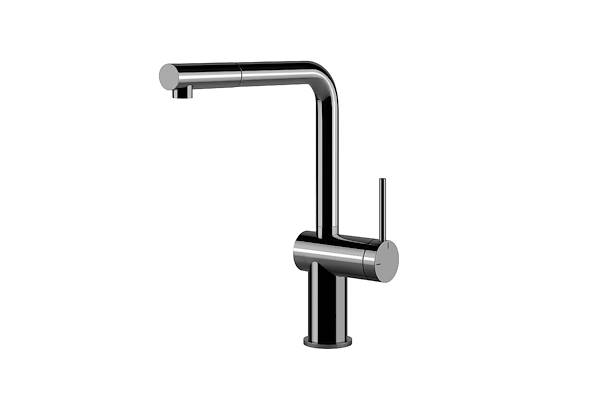 Mixer Tap Iota satinato Gun Metal, Mixer Taps