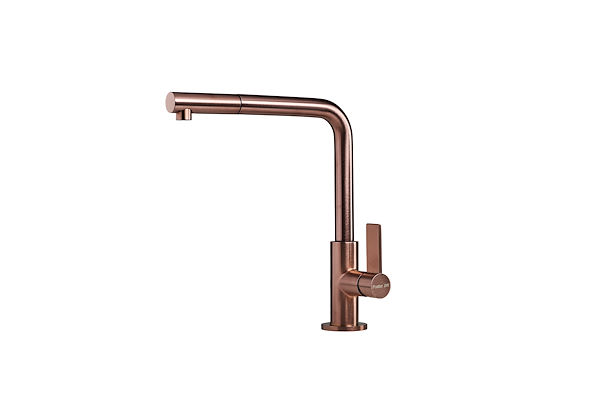 VELA PLUS COPPER satin, Mixer Taps