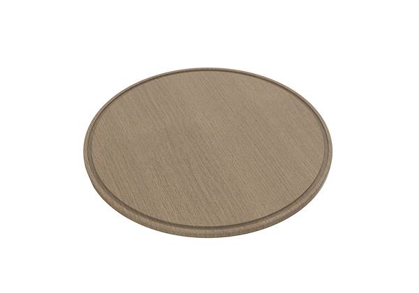 Iroko-wood round chopping board, Accessories e Complements