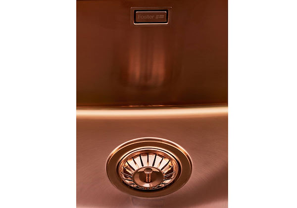 waste fitting 3, 5 with perimetral overflow Copper, Accessories e Complements