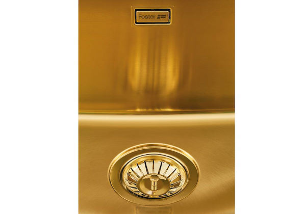 Piletta troppo pieno a mostrina 3, 5" gold, Accessori e Complementi