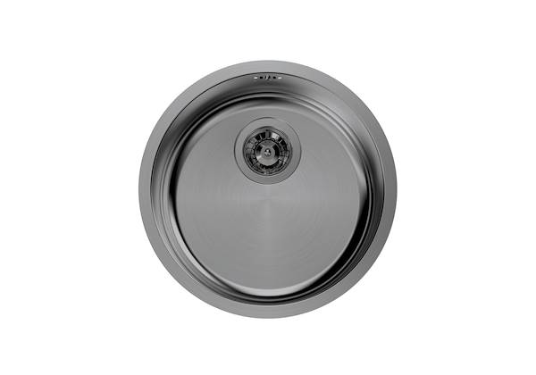 Sink Circolari Gun Metal, Kitchen Sinks