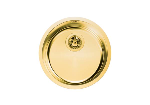 Lavello Circolari Gold, Lavelli in acciaio inox