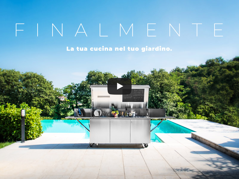 Finalmente, your kitchen in your garden, Foster outdoor kitchen Finalmente