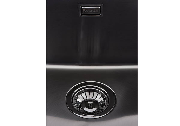 Piletta troppo pieno a mostrina 3, 5" gun metal, Accessori e Complementi