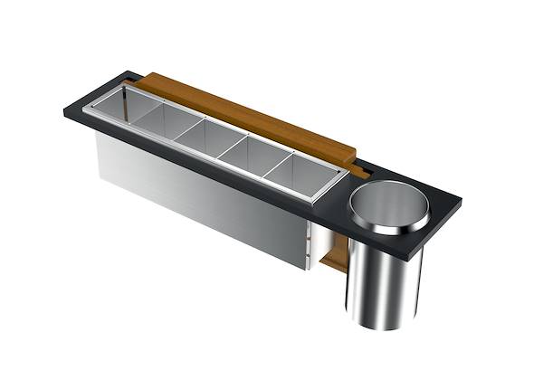 Kit "A", Equipped troughs accessories