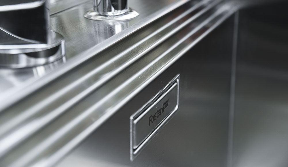 Kitchen Sinks, stainless steel, single bowl sinks double bowl sinks produced and designed in Italy