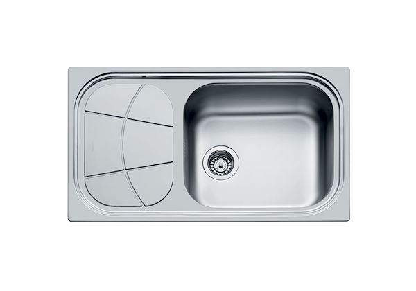 Lavello Big Bowl, Lavelli in acciaio inox