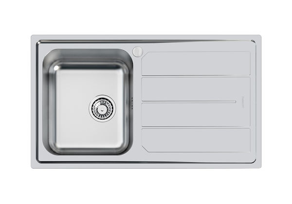 Lavello Elettra, Lavelli in acciaio inox