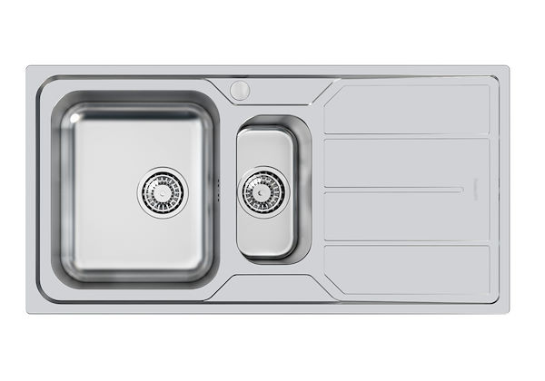 Lavello Elettra, Lavelli in acciaio inox