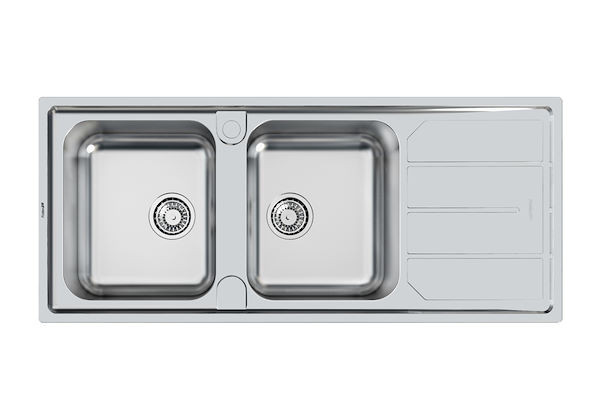 Lavello Elettra, Lavelli in acciaio inox