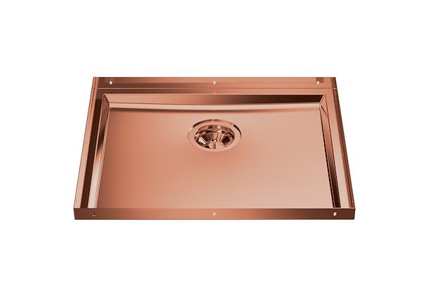 Lavello Phantom Base Copper, Lavelli in acciaio inox
