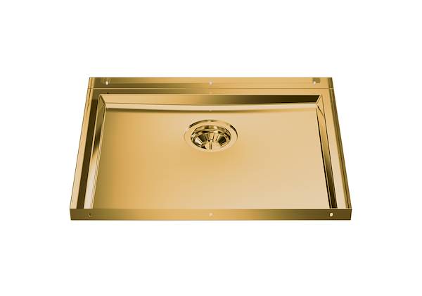 Lavello Phantom Base Gold, Lavelli in acciaio inox