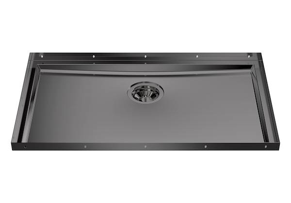 Lavello Phantom Base Gun Metal, Lavelli in acciaio inox