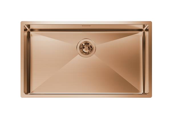 Lavello Quadra R12 Brandy, Lavelli in acciaio inox