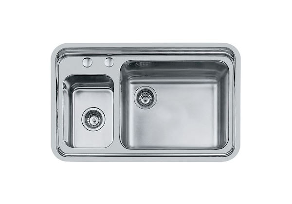 Lavello Triplo Invaso, Lavelli in acciaio inox