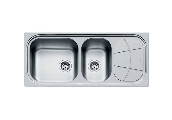 Lavello Big Bowl, Lavelli in acciaio inox