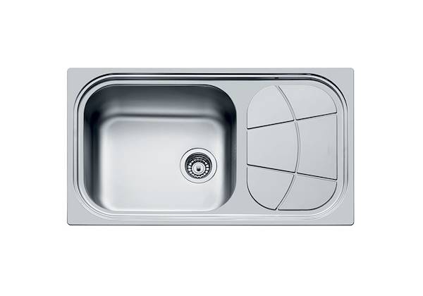 Lavello Big Bowl, Lavelli in acciaio inox