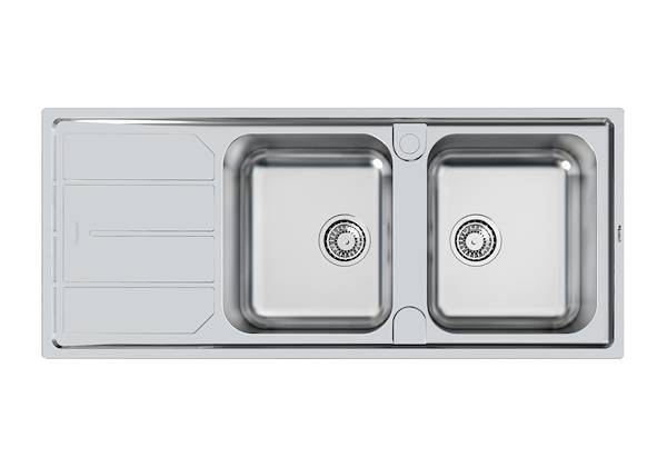 Lavello Elettra, Lavelli in acciaio inox