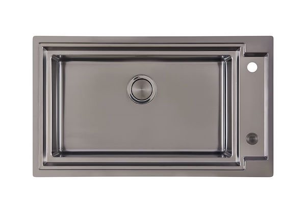 OUTLINE H25 - GUN METAL, Kitchen Sinks