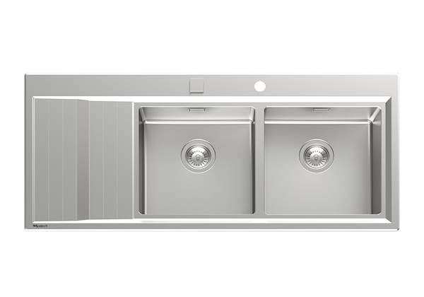 Lavello Stripe, Lavelli in acciaio inox