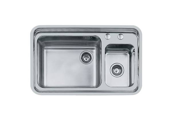 Lavello Triplo Invaso, Lavelli in acciaio inox