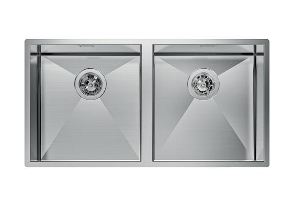 Lavello Quadra, Lavelli in acciaio inox