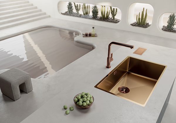 Sink Quadra R12 Brandy Fumè