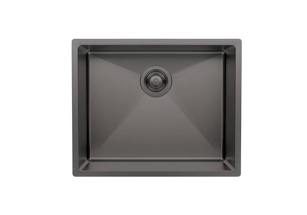 Fregadero Quadra R12 Gun Metal Fumè