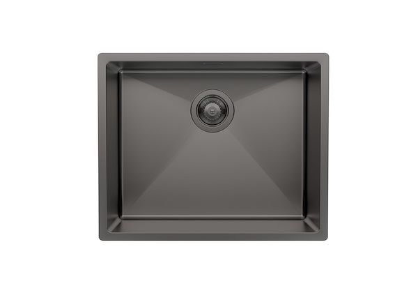 Lavello Quadra R12 Gun Metal Fumè