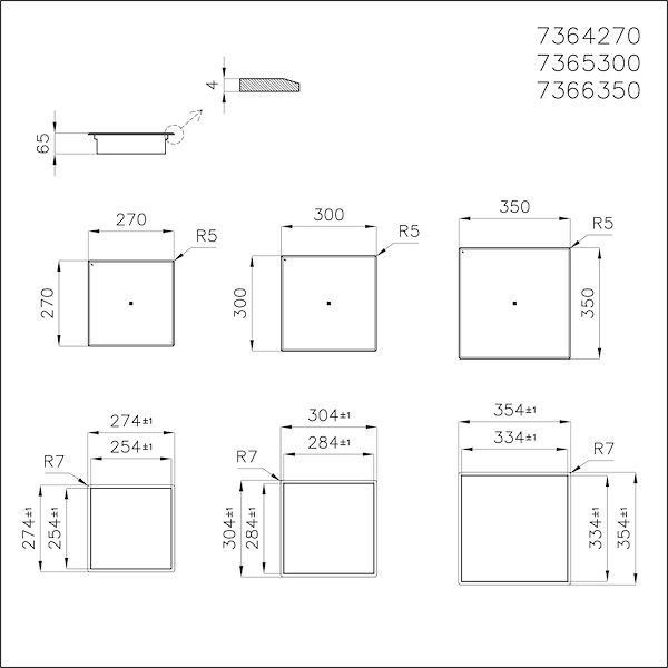 Table de cuisson Modular Induction Quadra